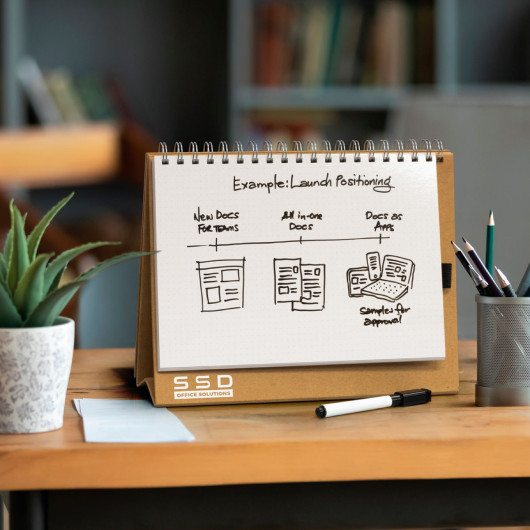 Desk Whiteboard Notebooks Feature